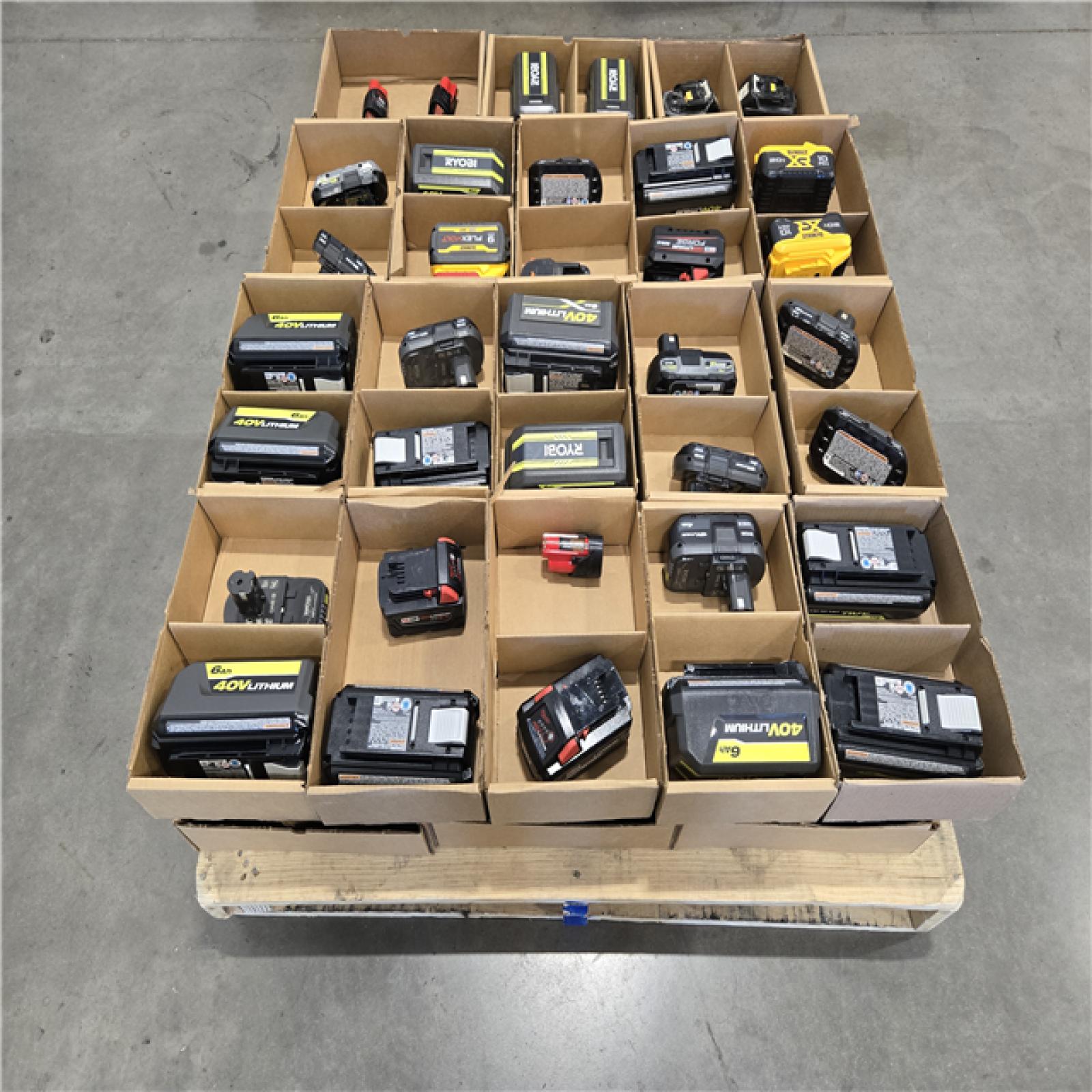DALLAS LOCATION- AS-IS BATTERY PALLET