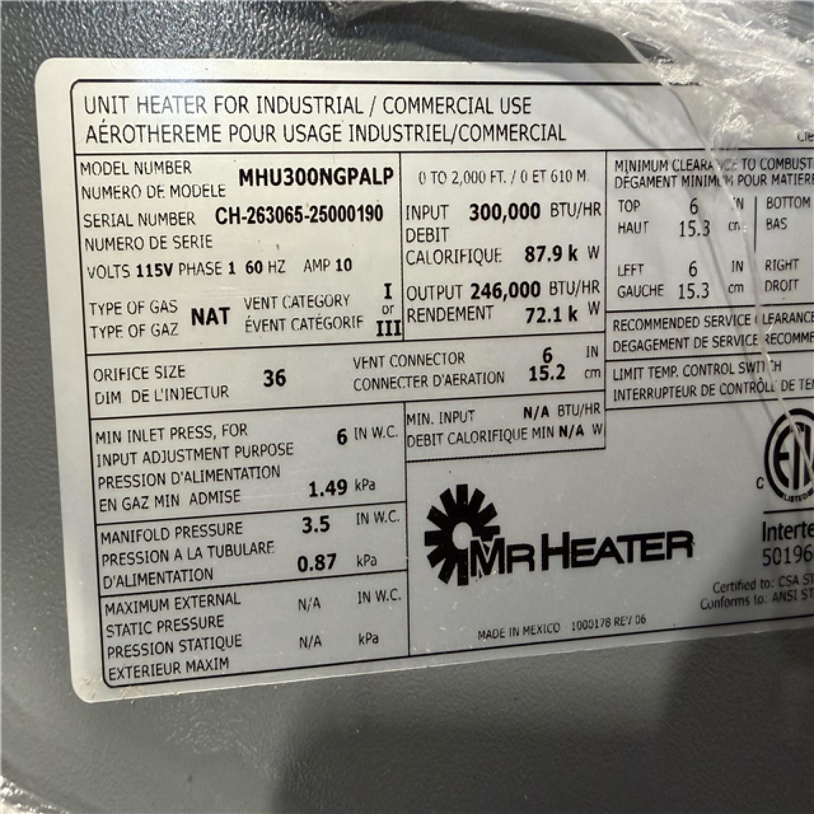 DALLAS LOCATION- AS-IS MONSTER TURBO