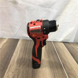 AS-IS Milwaukee 12-Volt Lithium-Ion Brushless Cordless Subcompact Brushless Drill Driver Kit