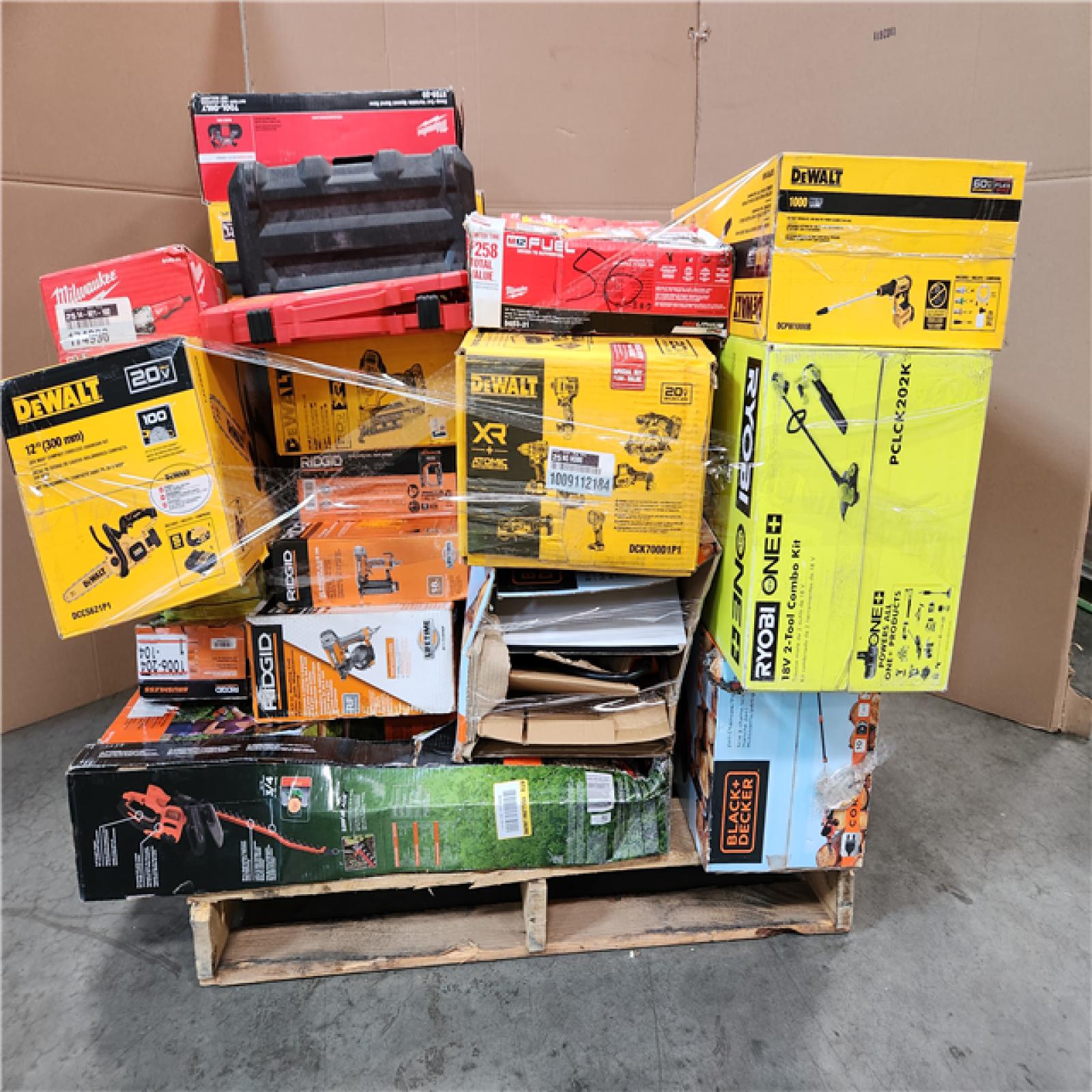 CALIFORNIA  AS-IS TOOL PALLET
