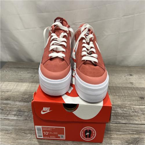 AS-IS Nike Women's Court Legacy Lift- Adobe/White-Team Red -SIZE10.5