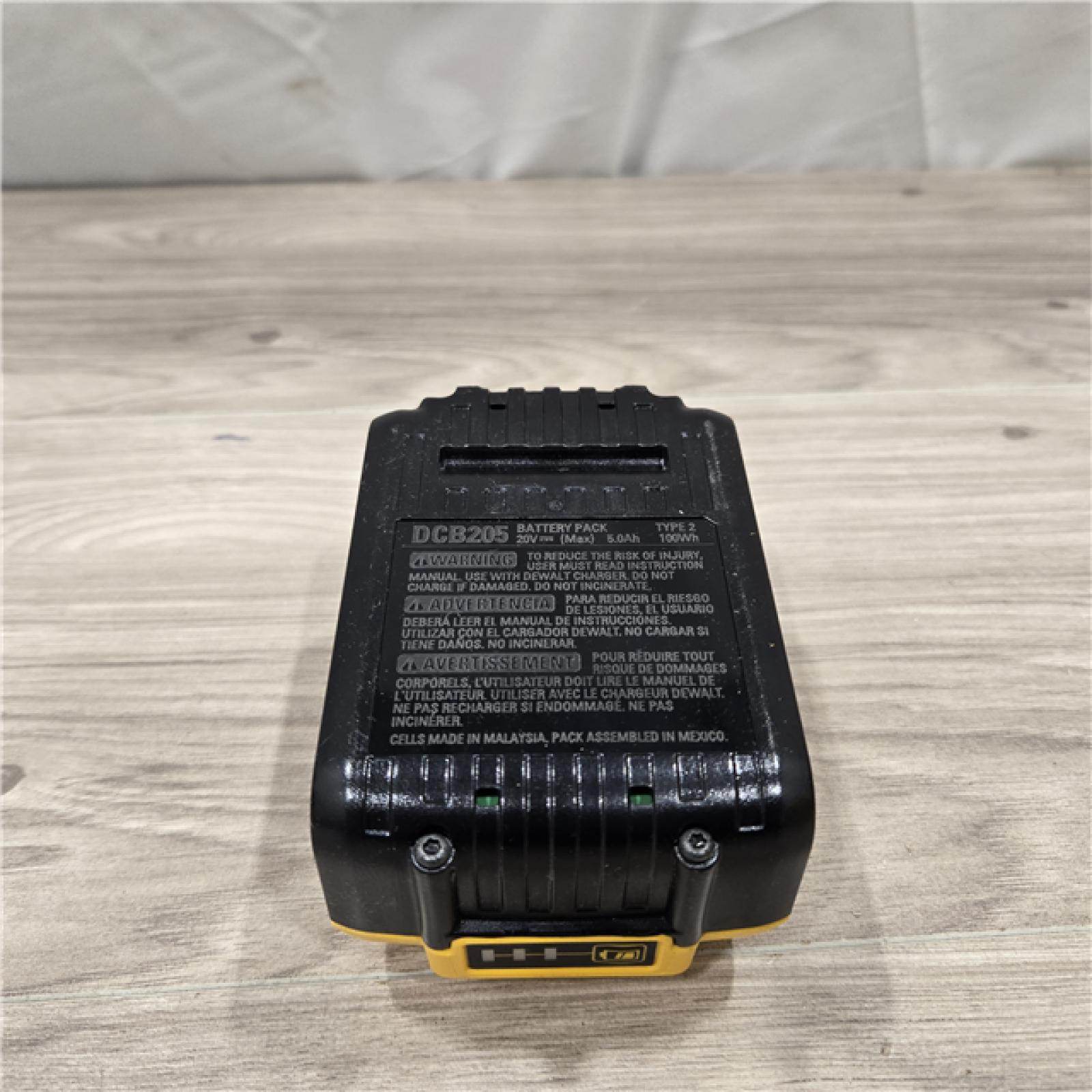 AS-IS DEWALT 20-Volt Maximum XR 5.0 Ah Battery Pack and Charger