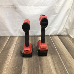 AS-IS Milwaukee 18-Volt Lithium-Ion Brushless Cordless Compact Hammer Drill/Impact Combo Kit