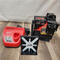 AS-IS- Milwaukee -M12 Green Beam Laser 360° 3-Plane Kit