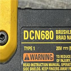 AS-IS DEWALT 20V MAX XR Lithium-Ion Electric Cordless 18-Gauge Brad Nailer (Tool Only)