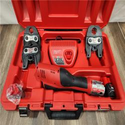 AS-IS- Milwaukee M12 Force Logic Press Tool 1/2 in. to 1 in. Kit