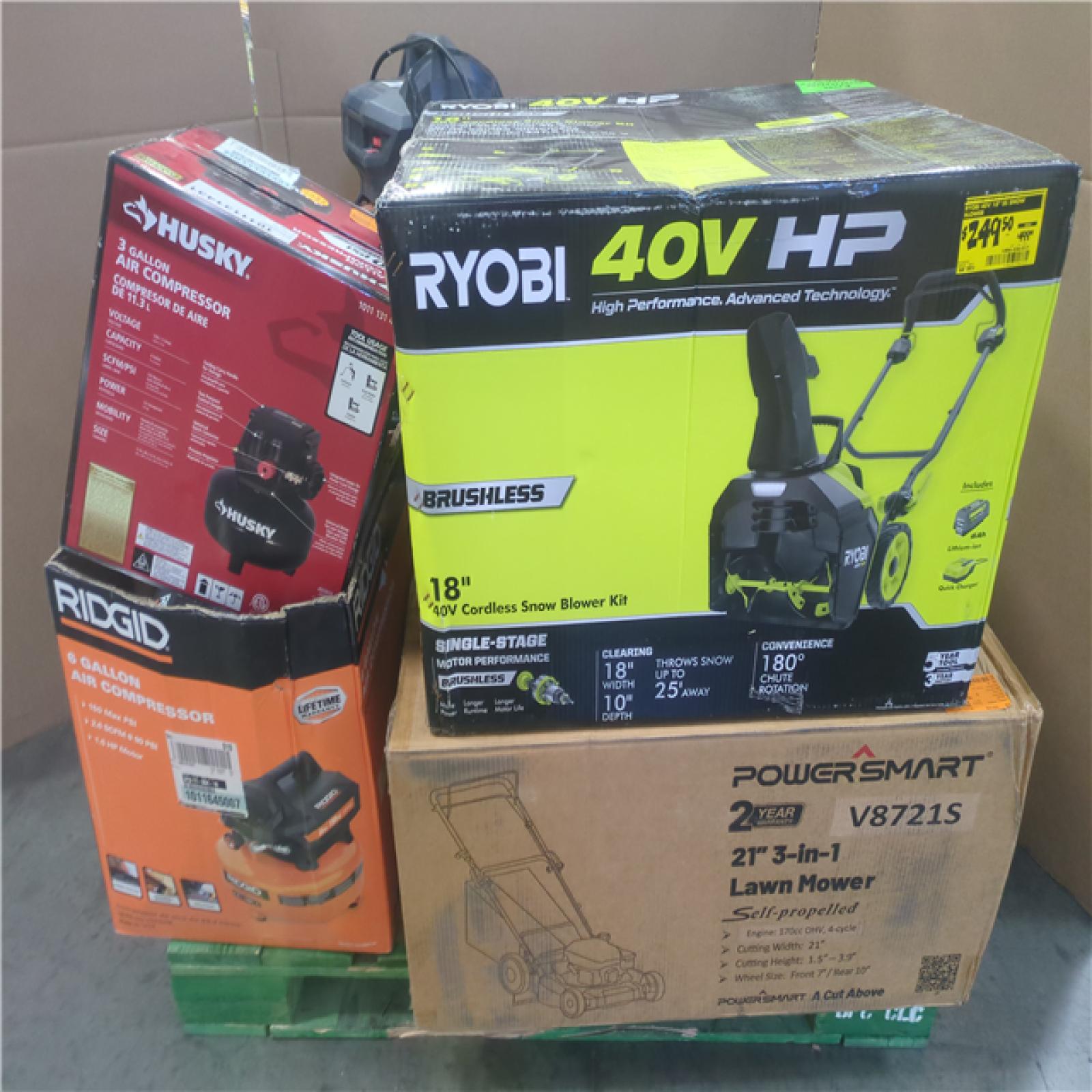 CALIFORNIA AS-IS OUTDOOR POWER EQUIPMENT