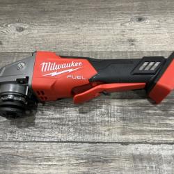 AS-IS Milwaukee FUEL 18V Lithium-Ion Brushless Cordless 4-1/2 in./5 in. Grinder w/Paddle Switch (Tool-Only)