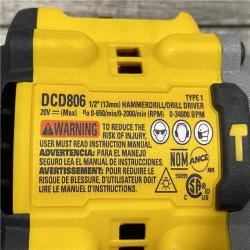 AS-IS DEWALT 20V XR Brushless Cordless 1/2 in. Hammer Drill (Tool-Only)