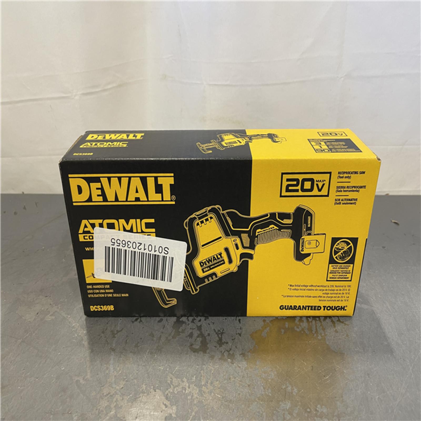 New! - Dewalt ATOMIC 20V MAX Cordless One-Handed Reciprocating Saw