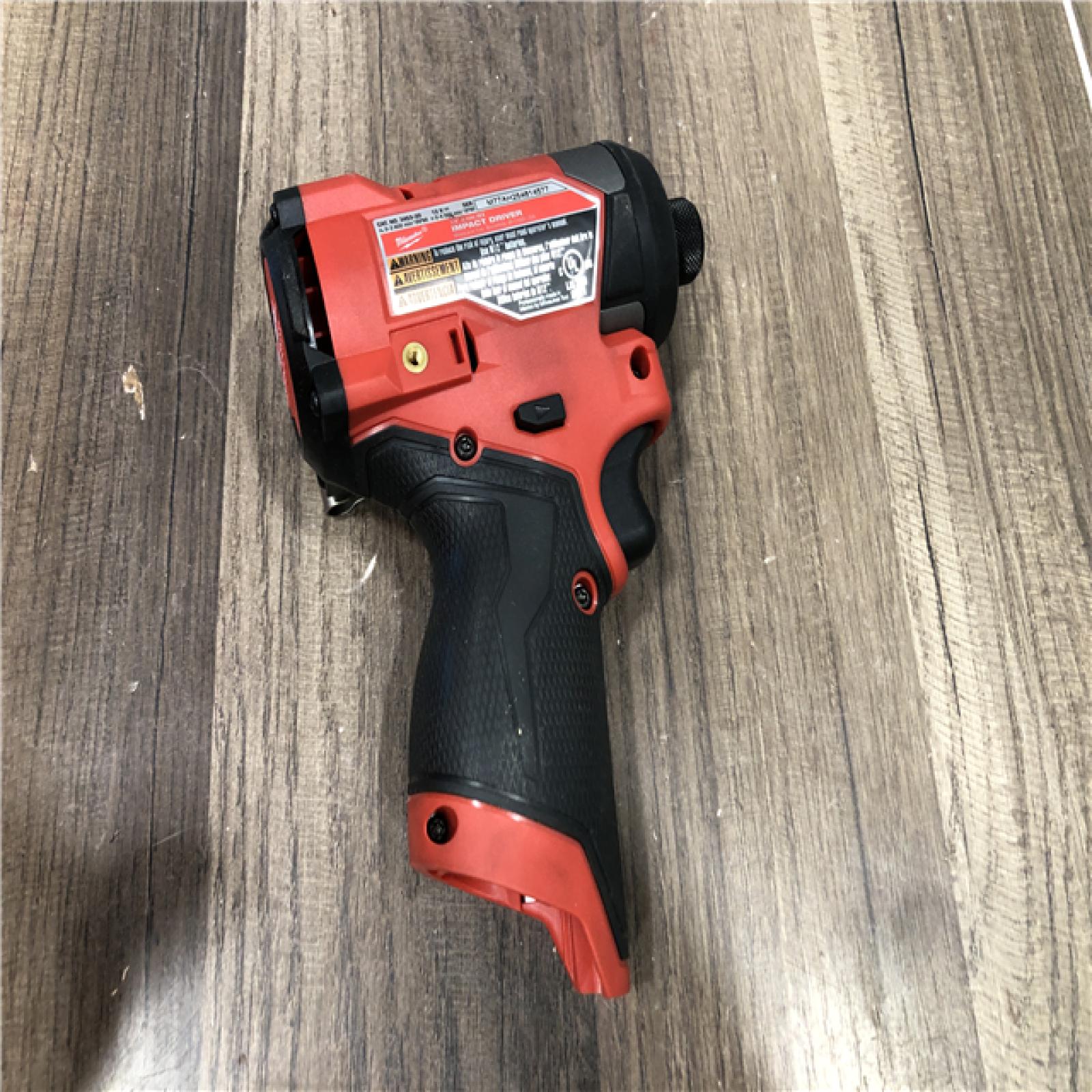 AS-IS Milwaukee  FUEL 12V Lithium-Ion Brushless Cordless 1/4 in. Hex Impact Driver (Tool-Only)