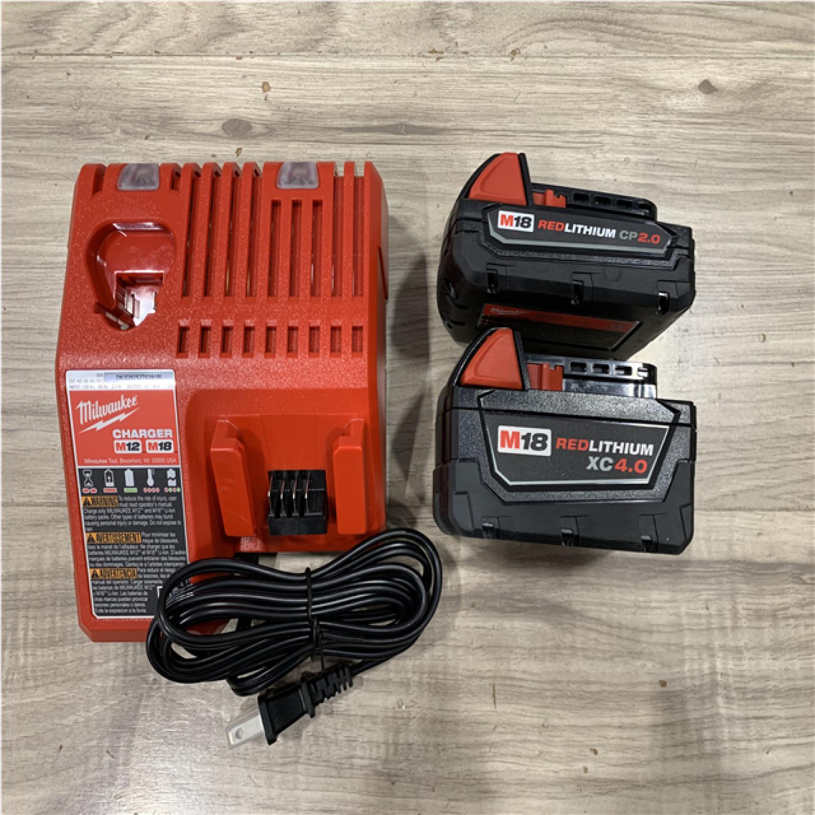AS-IS Milwaukee 18-Volt Lithium-Ion Brushless Cordless Compact Hammer Drill/Impact Combo Kit
