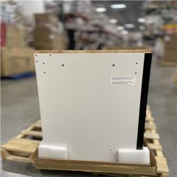 DALLAS LOCATION- AS-IS HUSKY Standard-Duty 52 in. W 10-Drawer Matte White/Carbon Fiber Trim/WoodTop Mobile Workbench Cabinet