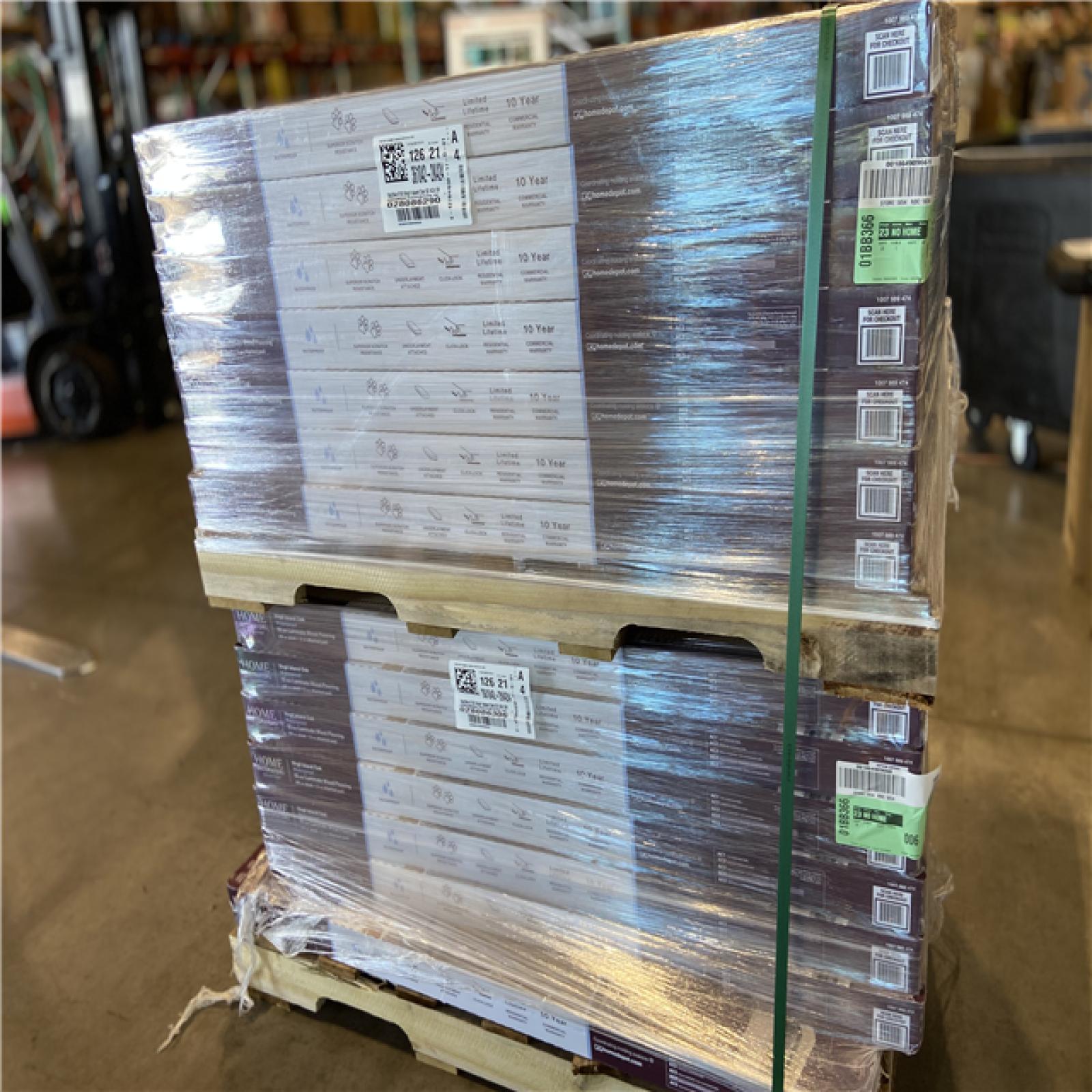 DALLAS LOCATION - Home Decorators Collection Virgil Island Oak 12 mm T x 8 in. W Waterproof Laminate Wood Flooring (15.9 sqft/case) (39 CASES) - 42 CASES