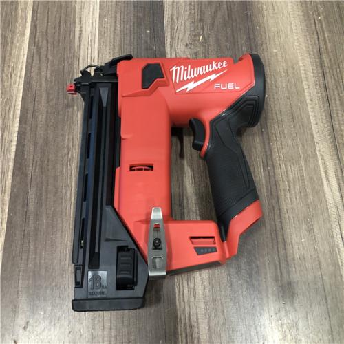 AS-IS Milwaukee  FUEL 12-Volt Lithium-Ion Brushless Cordless 18-Gauge 1-1/2 in. Compact Brad Nailer (Tool Only)