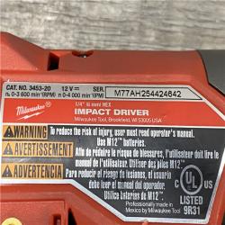 AS-IS Milwaukee FUEL 12-Volt Lithium-Ion Brushless Cordless Hammer Drill and Impact Driver Combo Kit