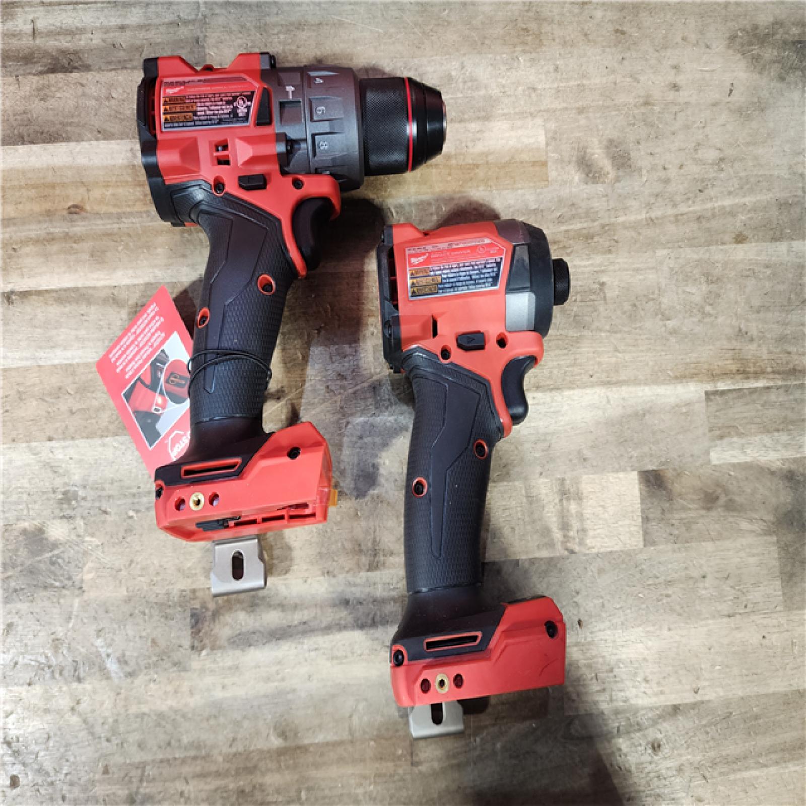 HOUSTON LOCATION - AS-IS Milwaukee FUEL 18V Lithium-Ion Brushless Cordless Hammer Drill and Impact Driver Combo Kit