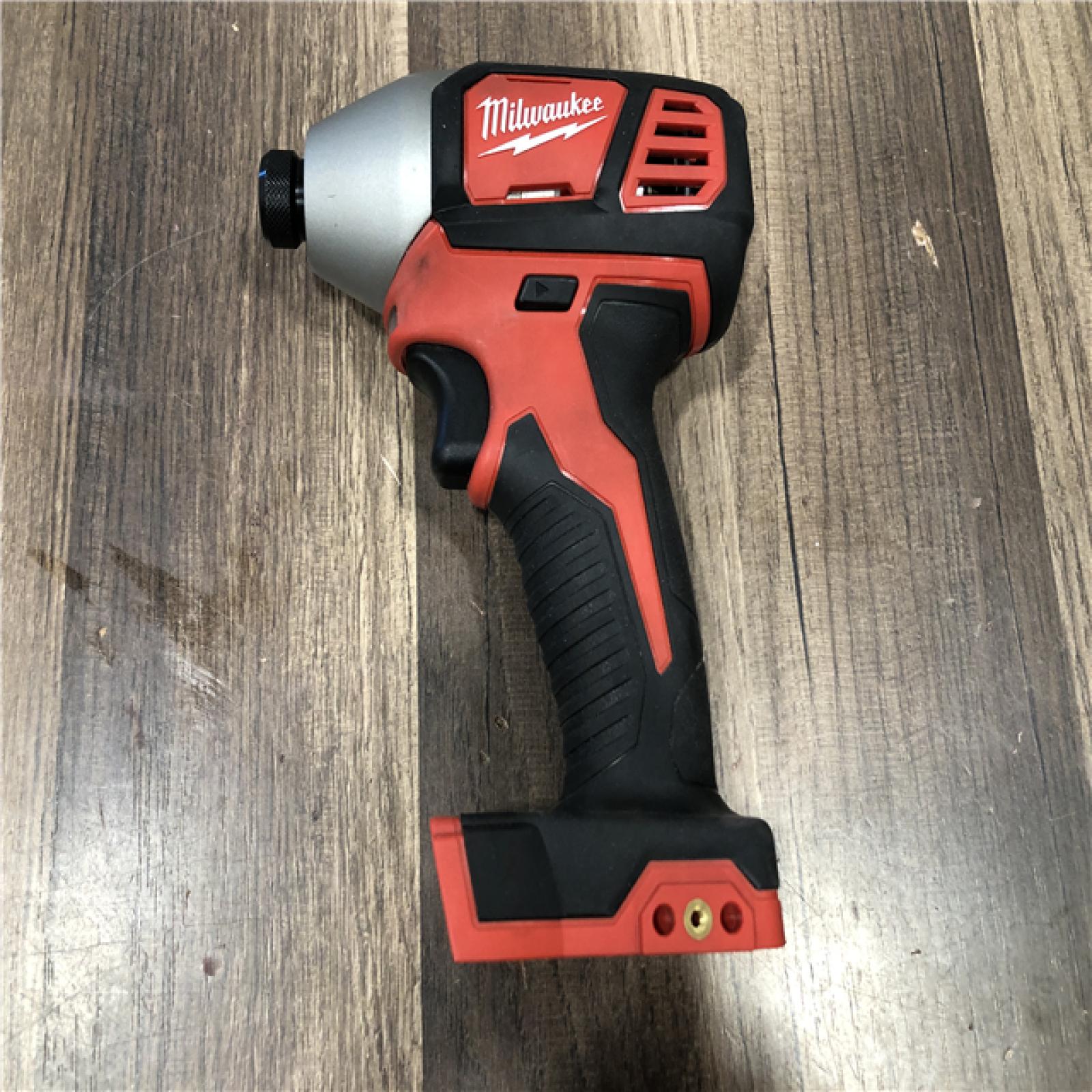 AS-IS Milwaukee M18 18V Lithium-Ion Cordless 1/4 in. Hex Impact Driver (Tool-Only)