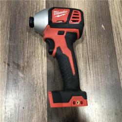 AS-IS Milwaukee M18 18V Lithium-Ion Cordless 1/4 in. Hex Impact Driver (Tool-Only)