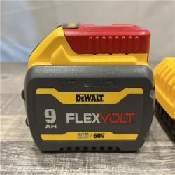 AS-IS DEWALT 20V/60V MAX FLEXVOLT Lithium-Ion 9.0Ah Battery and Charger Starter Kit