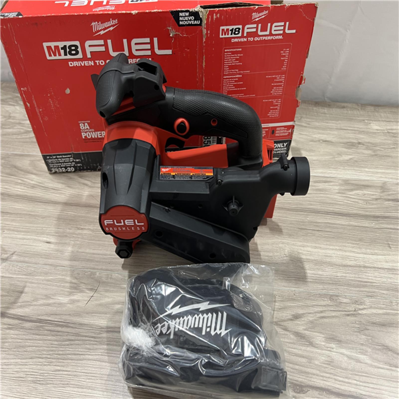 AS-IS Milwaukee FUEL 18-Volt Lithium-Ion Cordless Belt Sander (Tool-Only)