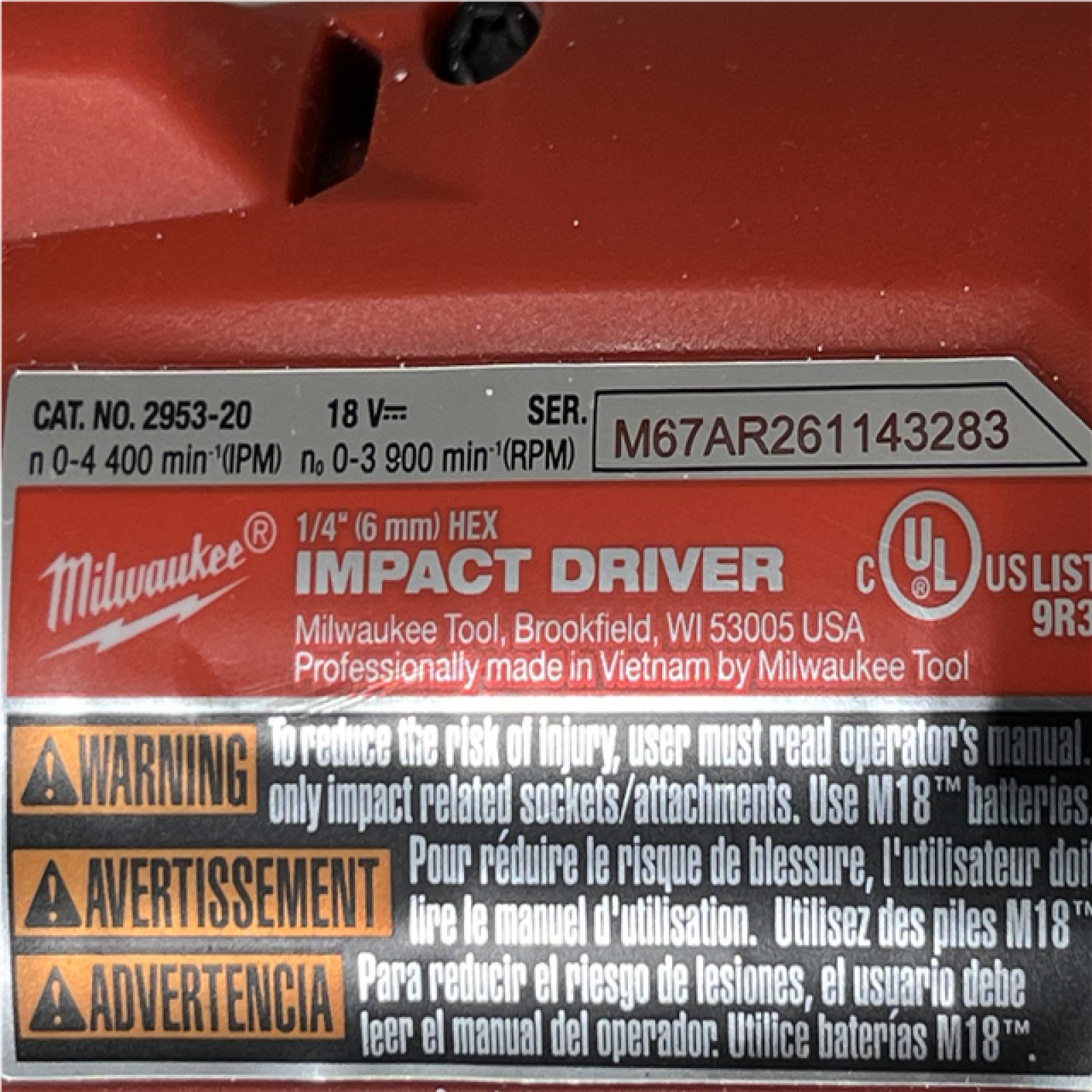 AS-IS Milwaukee FUEL 18V Lithium-Ion Brushless Cordless Hammer Drill and Impact Driver Combo Kit