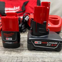 AS-IS Milwaukee FUEL 12-Volt Lithium-Ion Brushless Cordless Hammer Drill and Impact Driver Combo Kit