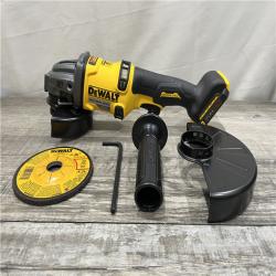 AS-IS DEWALT FLEXVOLT 60V MAX Cordless Brushless 4.5 in. to 6 in. Small Angle Grinder with Kickback Brake (Tool Only)