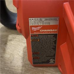 AS-IS Milwaukee FUEL 16 in. 18V Lithium-Ion Brushless Battery Chainsaw (Tool-Only)