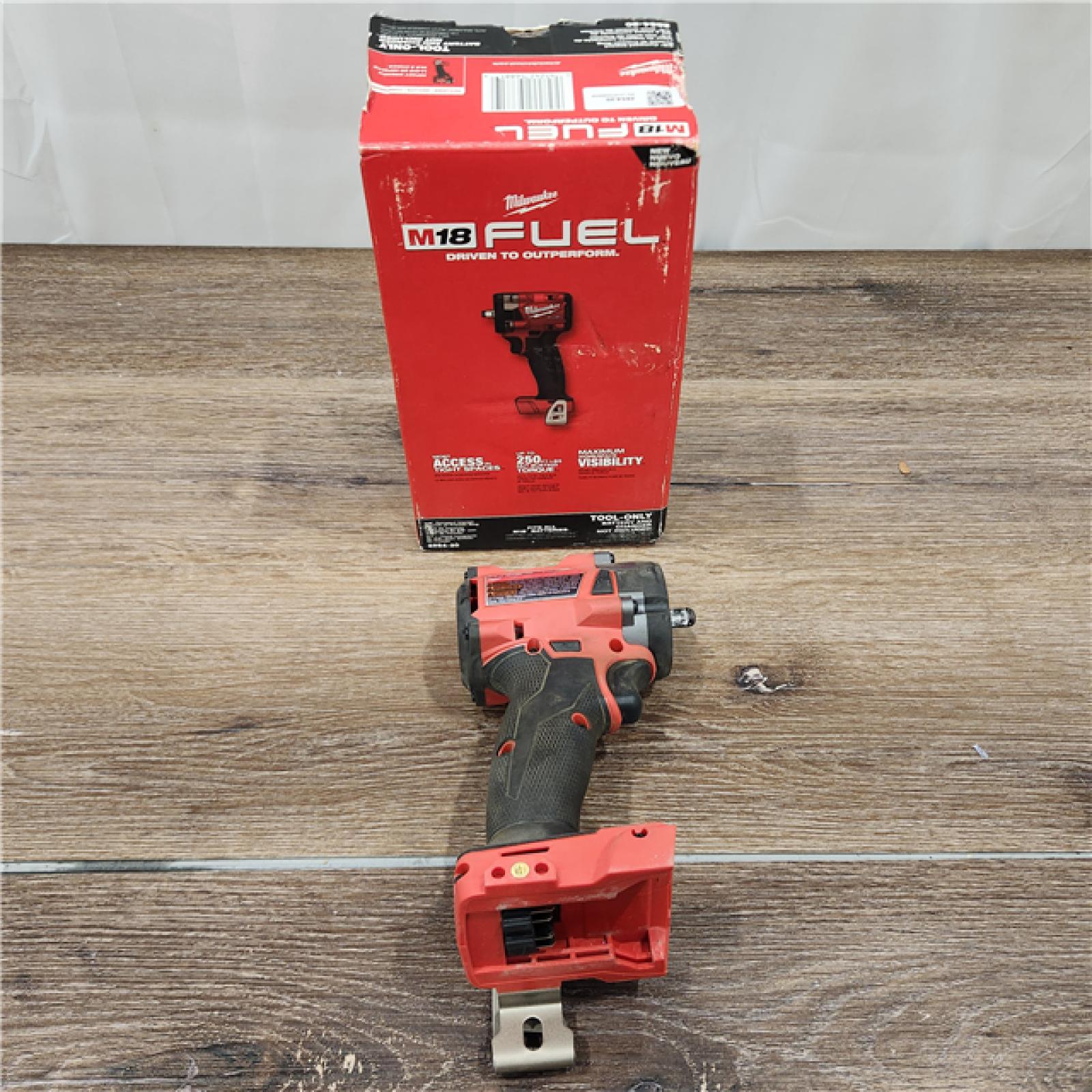 AS-IS Milwaukee M18 FUEL Brushless Cordless 3/8 in. Compact Impact Wrench (Tool Only)