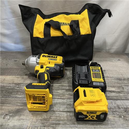 AS-IS DEWALT 20V MAX Lithium-Ion Cordless 1/2 in. Impact Wrench Kit