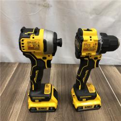 AS-IS DEWALT ATOMIC 20-Volt MAX Lithium-Ion Cordless Combo Kit
