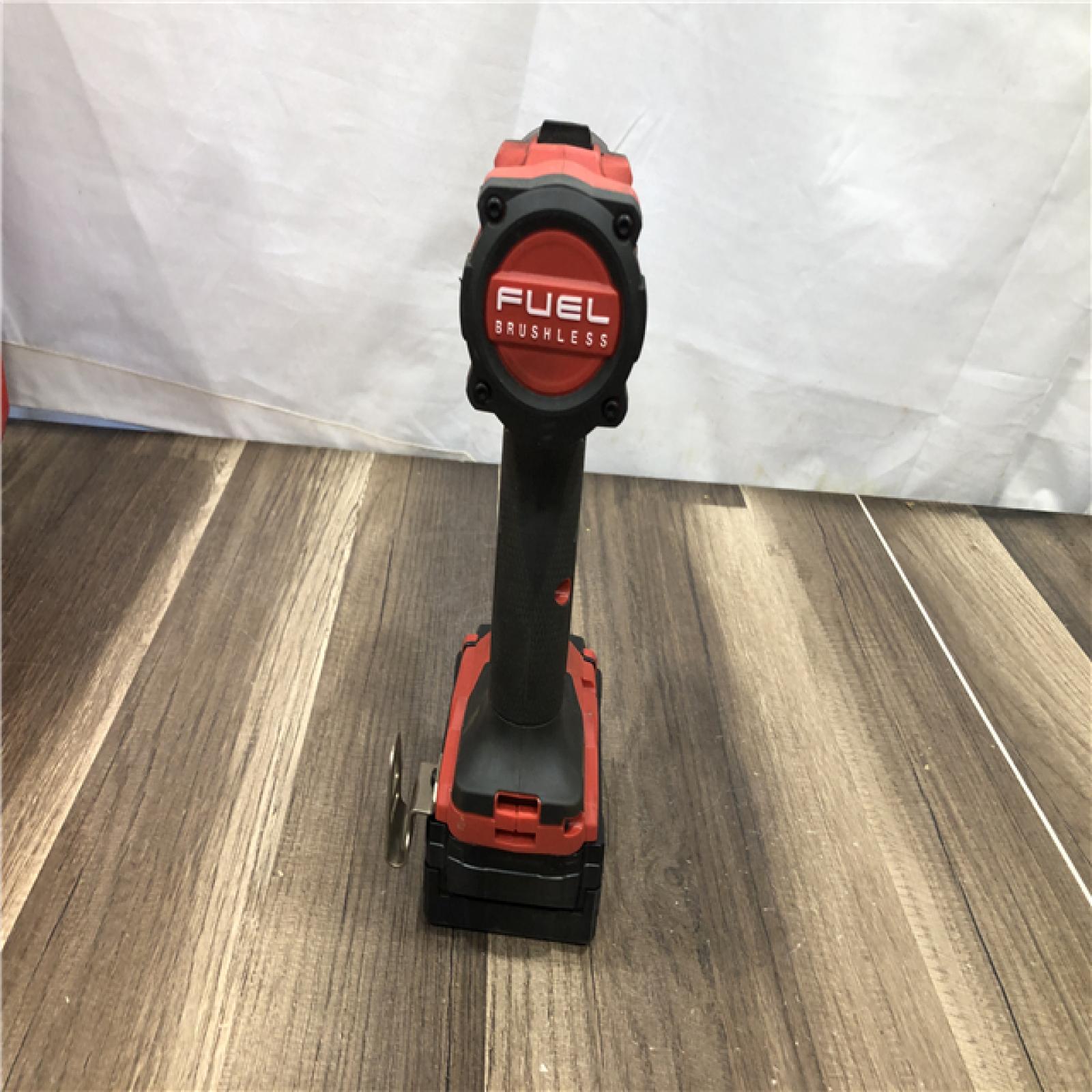 AS-IS Milwaukee FUEL 18V Lithium-Ion Brushless Cordless 1/2 in. Hammer Drill Driver Kit