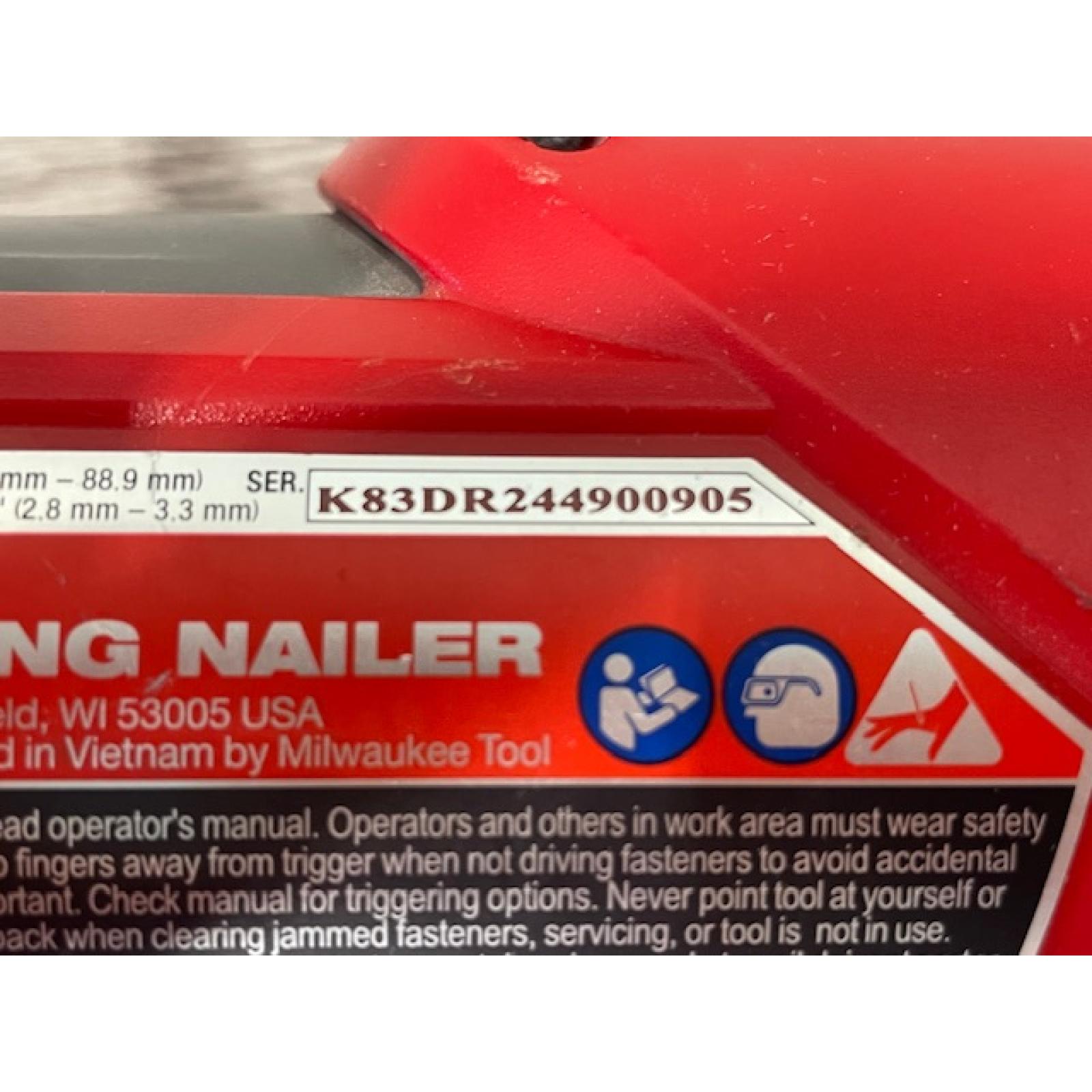 AS-IS Milwaukee FUEL 3-1/2 in. 18-Volt 30-Degree Lithium-Ion Brushless Cordless Framing Nailer (Tool-Only)