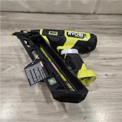 AS-IS Ryobi ONE+ HP 18V Cordless 15-Gauge 34° Angled Finish Nailer (Tool Only)