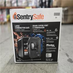 NEW! -SentrySafe 0.81 cu. ft. Waterproof & Fireproof Safe for Home with Combination Dial and Override Keys