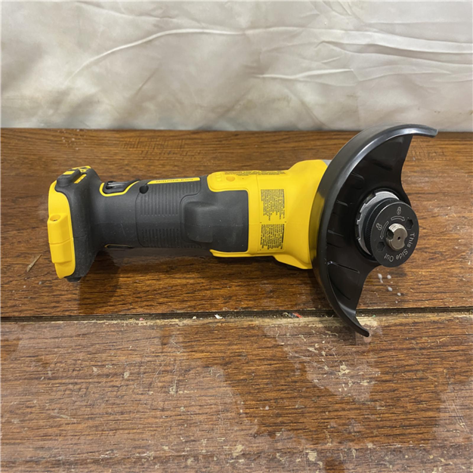AS-IS 20V XR Cordless 4-1/2. in. to 5 in. Variable Speed Angle Grinder (Tool Only)