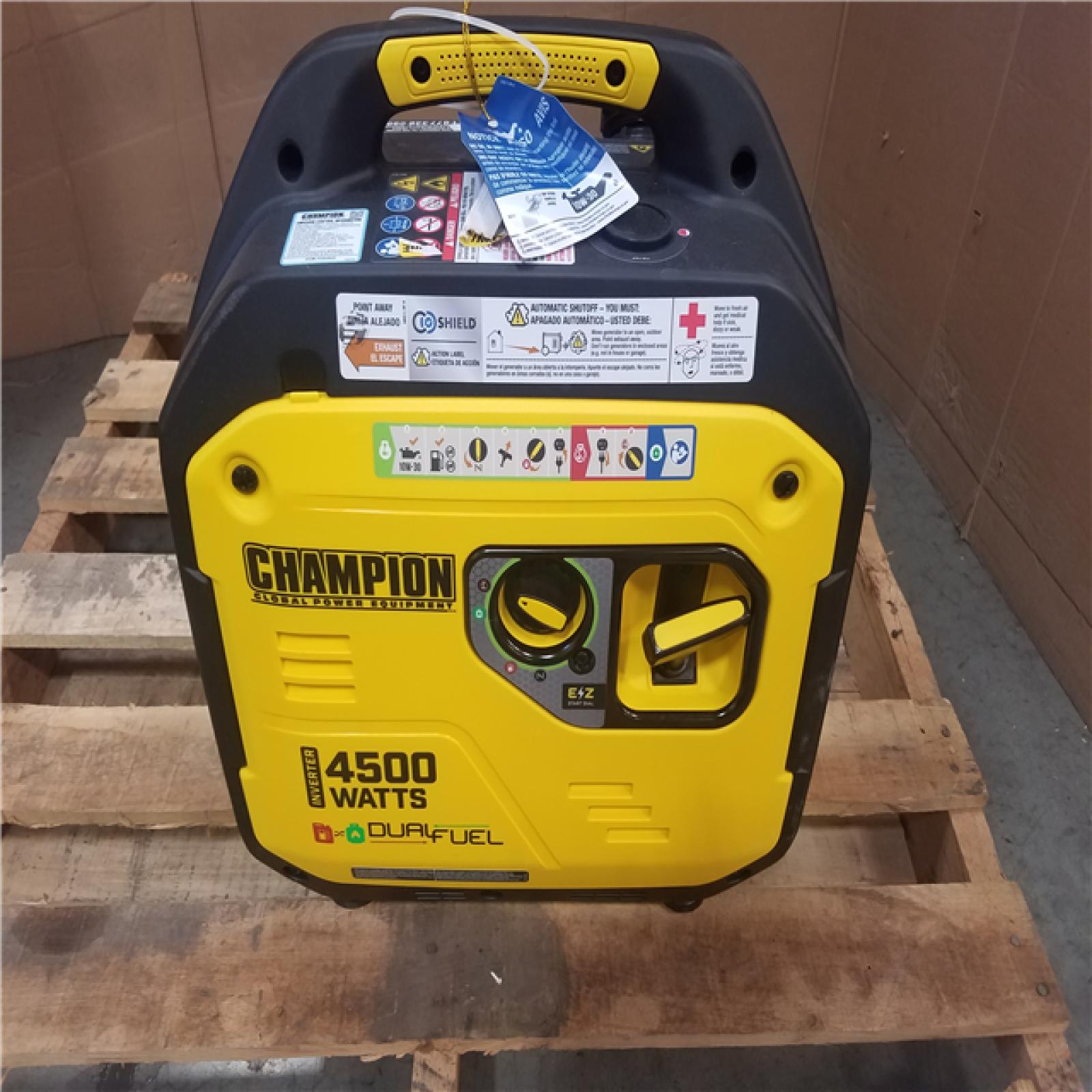 CALIFORNIA AS-IS CHAMPION PORTABLE GENERATOR