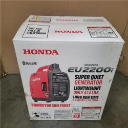 CALIFORNIA NEW HONDA 2 200-WATT/1 800 WATT RECOIL STATT GASOLINE POWERED INVERTER GENERATOR