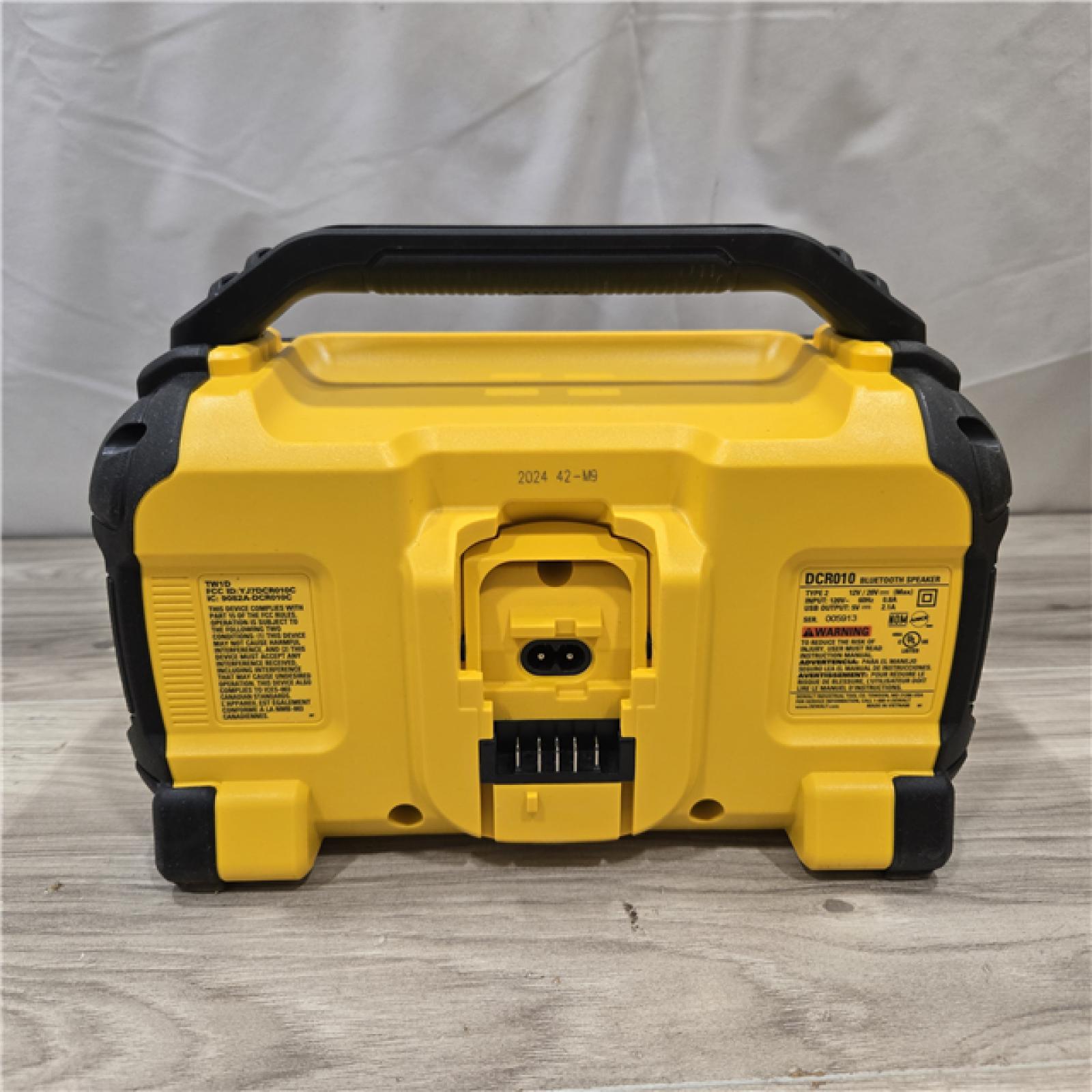 AS-IS DeWalt Bluetooth Speaker (Tool-Only)