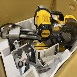 As-is- DeWalt 15 Amps 12 in. Corded Dual-Bevel Sliding Compound Miter Saw