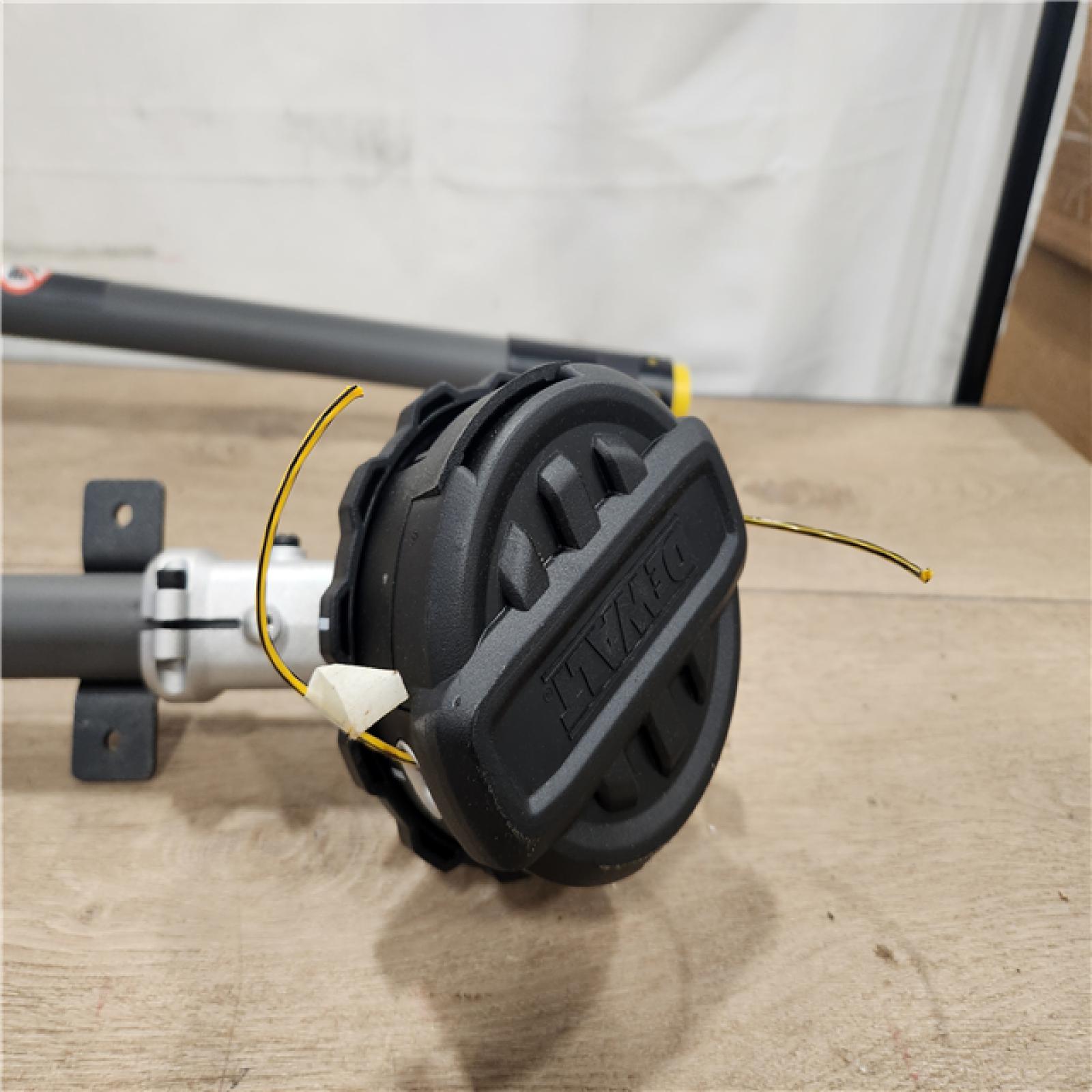 AS-IS- DEWALT FLEXVOLT 60V MAX 17 in. Cordless Battery Powered Attachment Capable Trimmer Kit