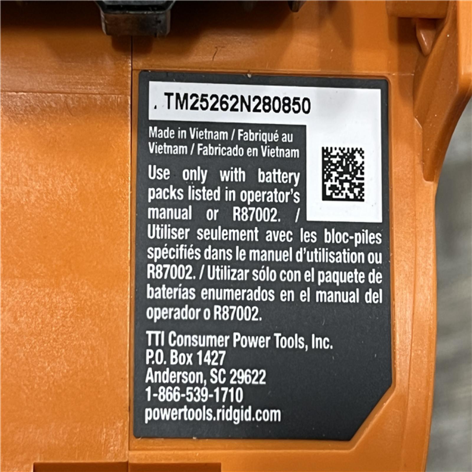 AS-IS RIDGID 18V SubCompact Brushless 2-Tool Combo Kit