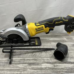 AS-IS DEWALT ATOMIC 20V MAX Cordless Brushless 4-1/2 in. Circular Saw (Tool Only)