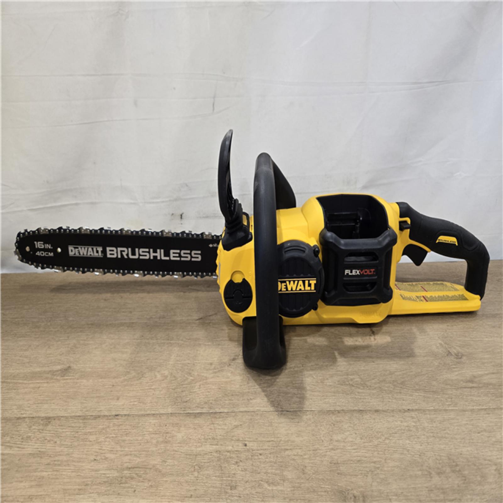 AS-IS DEWALT FLEXVOLT 60V MAX 16in. Cordless Chainsaw (Tool Only)