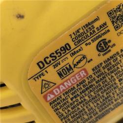AS-IS DEWALT 20-Volt MAX 7-1/4 in. Cordless Circular Saw (Tool Only)