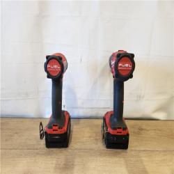 AS-IS- Milwaukee FUEL 18V Lithium-Ion Brushless Cordless Hammer Drill and Impact Driver Combo Kit