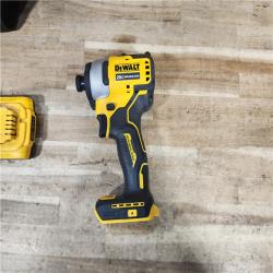 HOUSTON LOCATION - AS - IS DEWALT Atomic 20V Max Lithium-Ion Brushless Cordless Compact 1/4 in. Impact Driver Kit