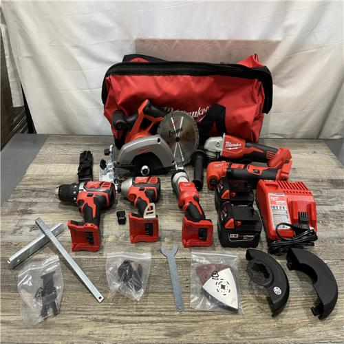 AS-IS Milwaukee 18-Volt Lithium-Ion Cordless (6-Tool) Combo Kit