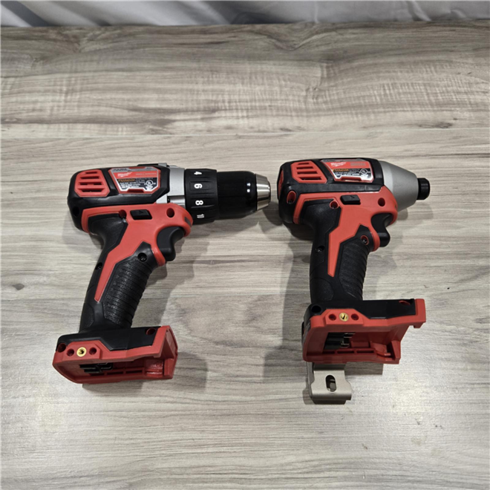LIKE NEW! - Milwaukee 18V Cordless Brushed 2-Tool Drill/Driver and Impact Driver Kit